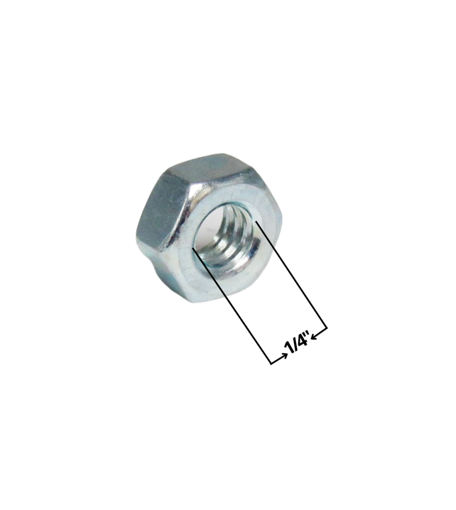 Tuerca Hexagonal Zincada 5/16"
