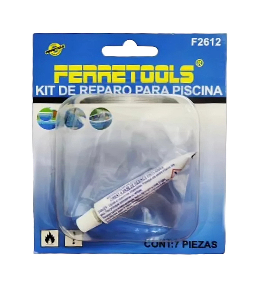 Parche Para Piscina Kit De Reparo 7 Piezas F2612 T