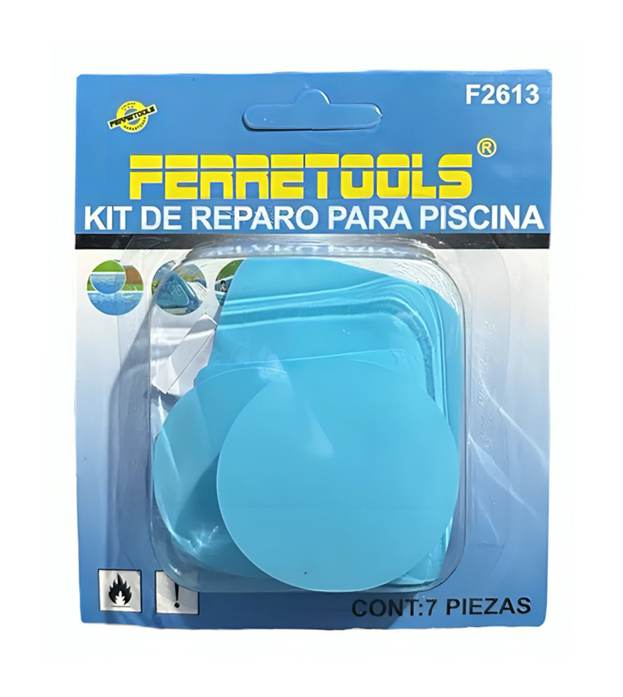 Parche Para Piscina Kit De Reparo 7 Piezas F2613 C
