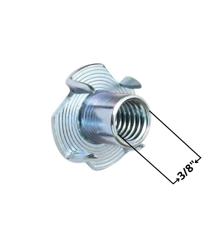 Tuerca Para Mueble 3/8 (arana)