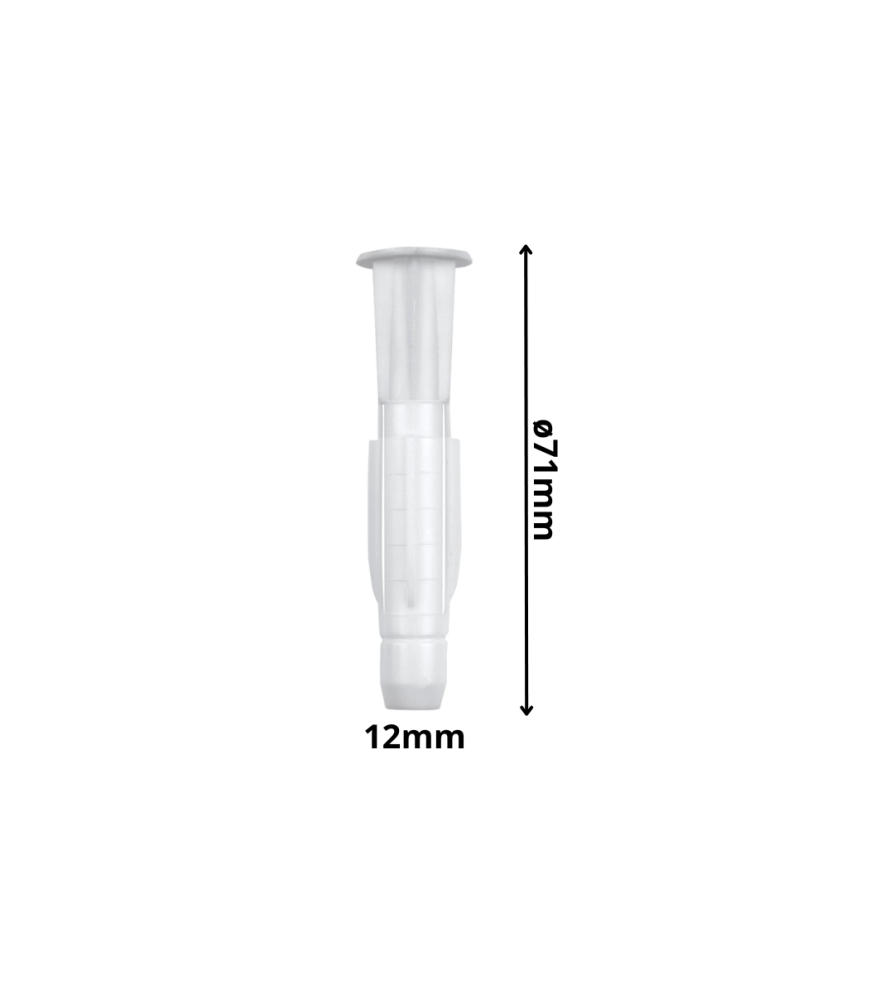 Tarugo Plastico Tox 12/71 Mm