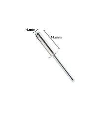 Remache Pop Aluminio 4 X14