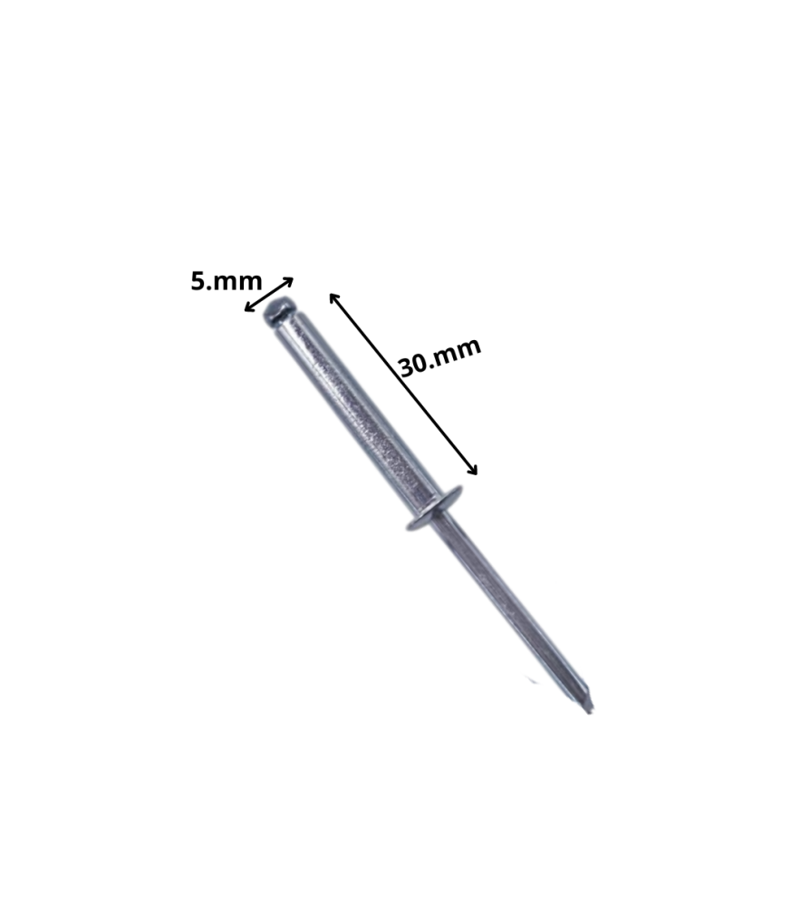 Remache Pop Aluminio 5 X30