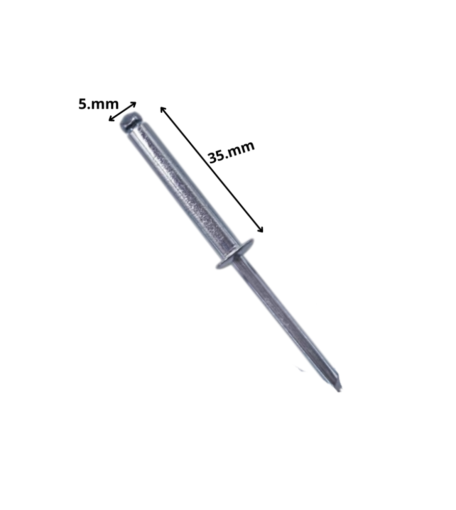 Remache Pop Aluminio 5 X35