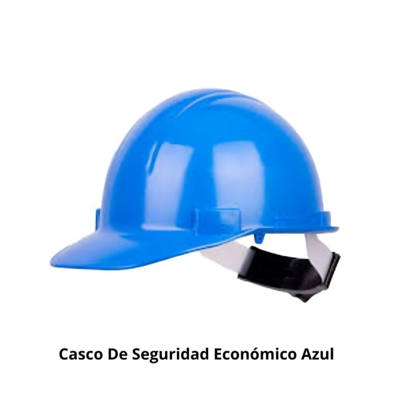CASCO DE SEGURIDAD PROSEG CON ARNES AZUL
