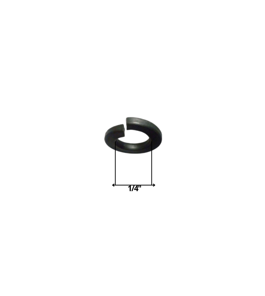 Golilla Presion Negra 1/4"