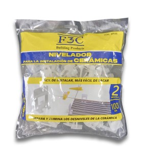 NIVELADOR CERAMICAS F3C 2,0 MM 100 UNIDAD 60126