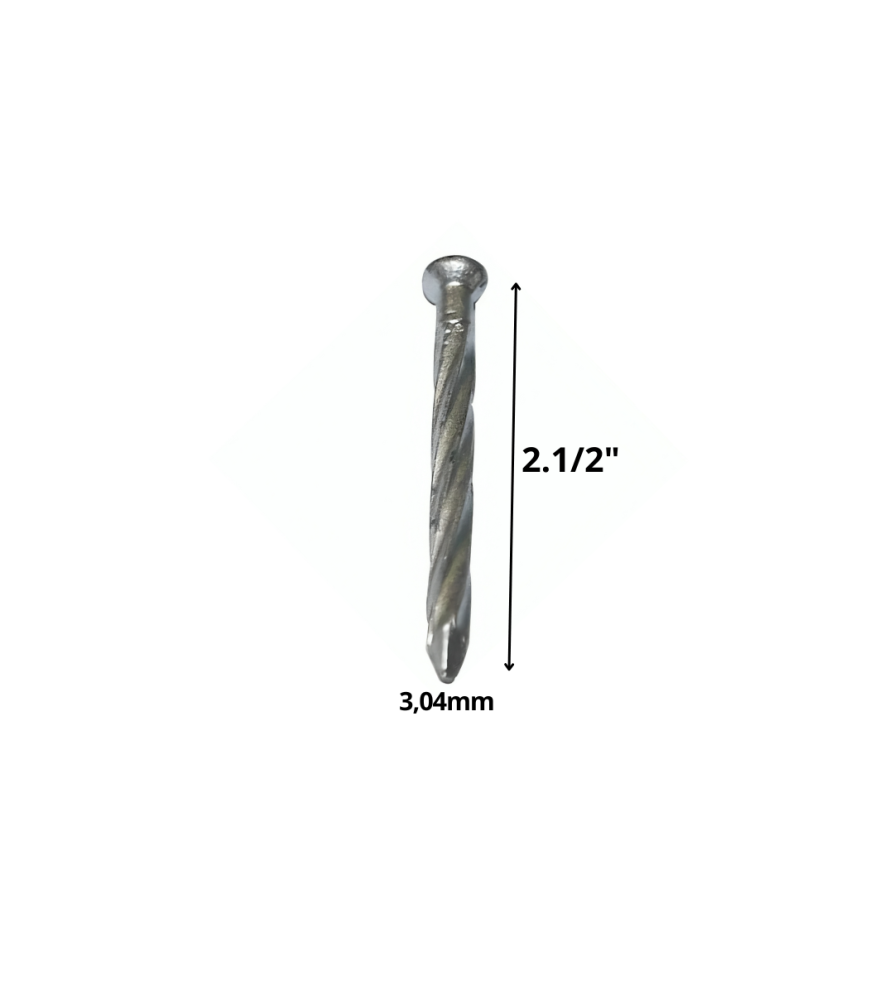 Clavo Concreto Estriado 21/2"