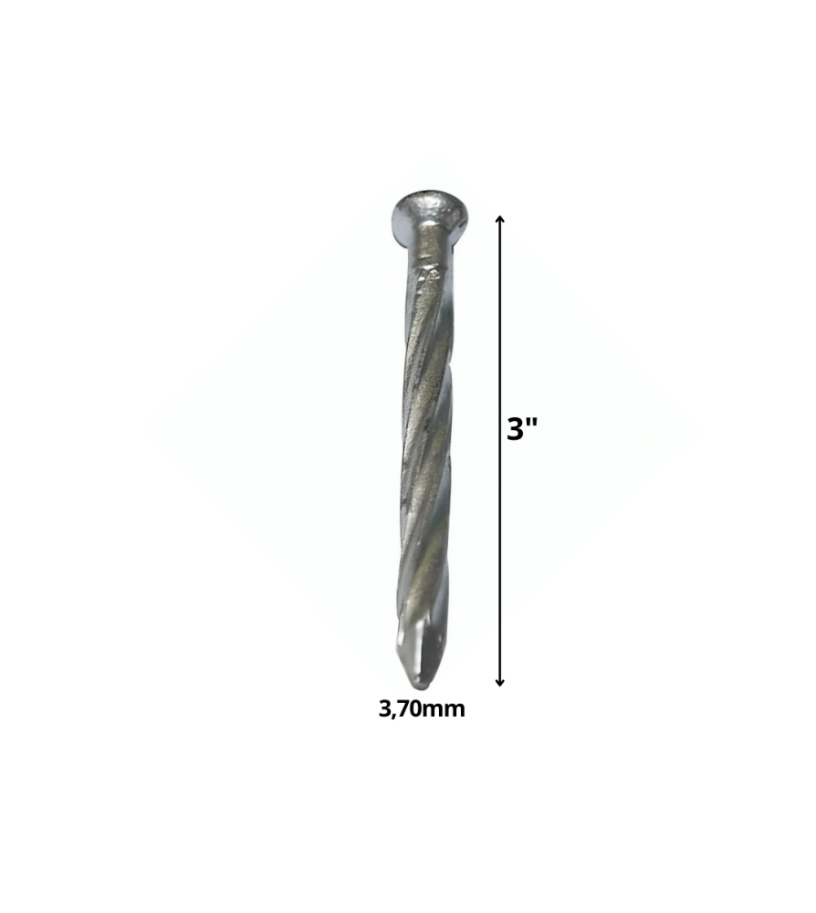 Clavo Concreto Estriado 3,0"