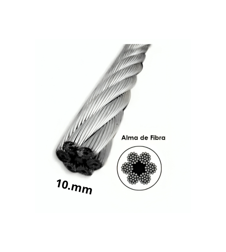 Cable De Acero 10 Mm