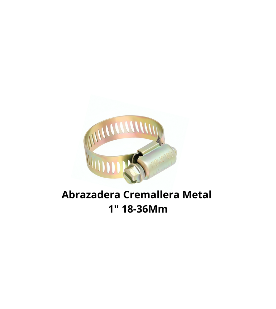 Abrazadera Cremallera Metal 1" 03 18-26 Mm