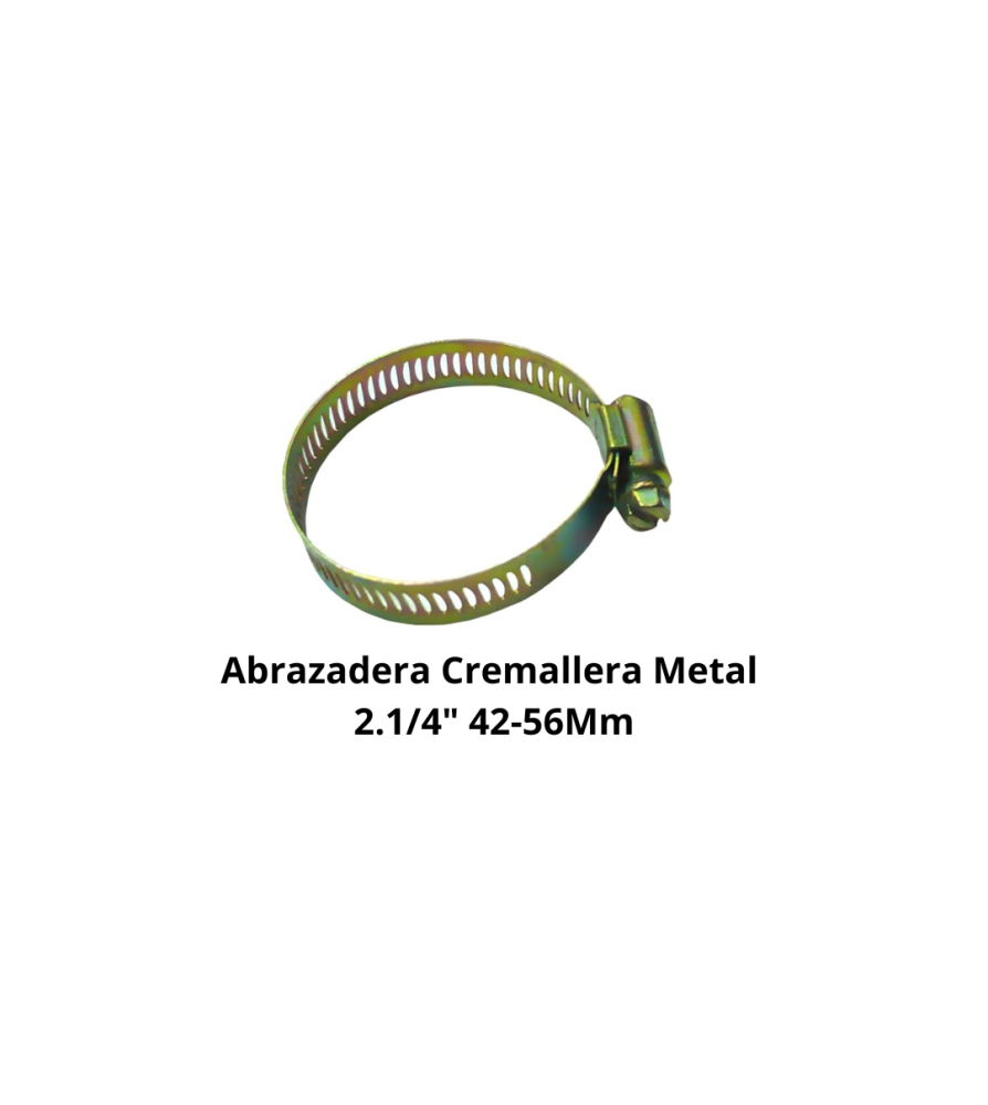 Abrazadera Cremallera Metal 21/4" 2 42-56 Mm