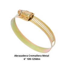 Abrazadera Cremallera Metal...