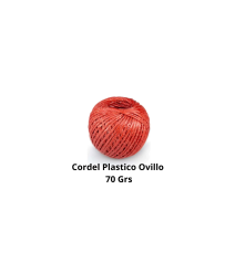 Cordel Plastico Ovillo 70 Grs