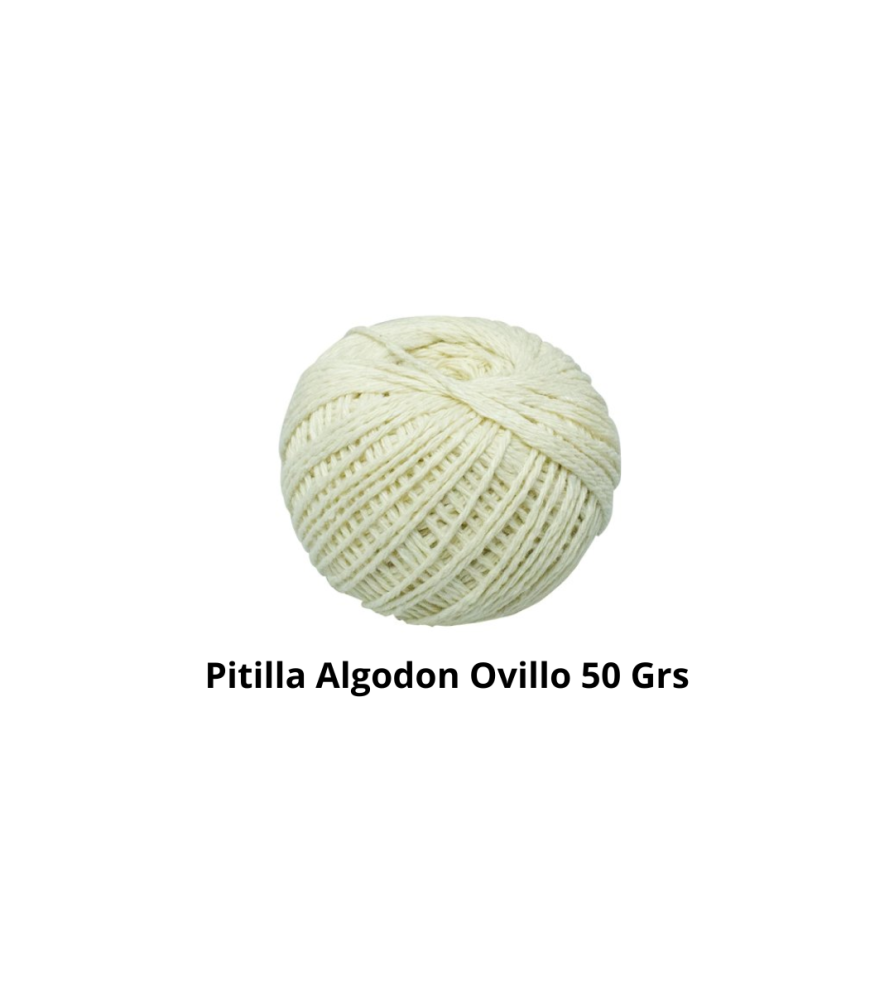 Pitilla Algodon Ovillo 50 Grs