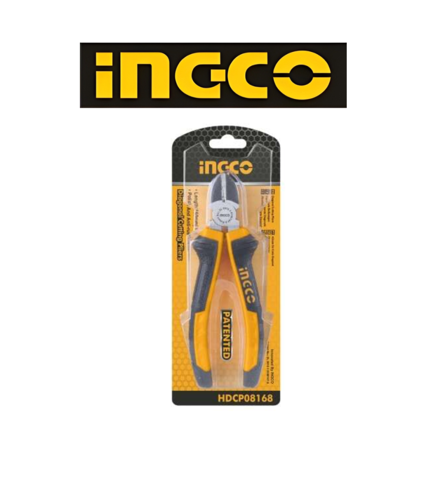 Alicate Ingco De Corte Diagonal 160 Mm 6"hdcp0816