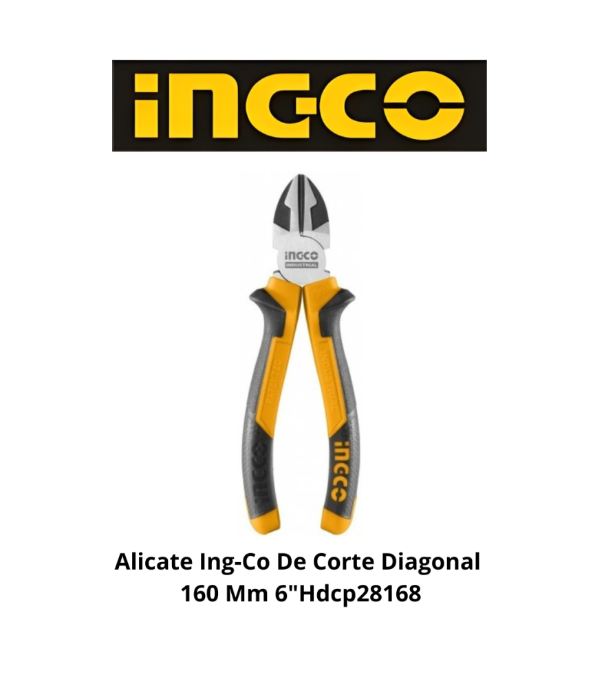 Alicate Ingco De Corte Diagonal 160 Mm 6"hdcp2816
