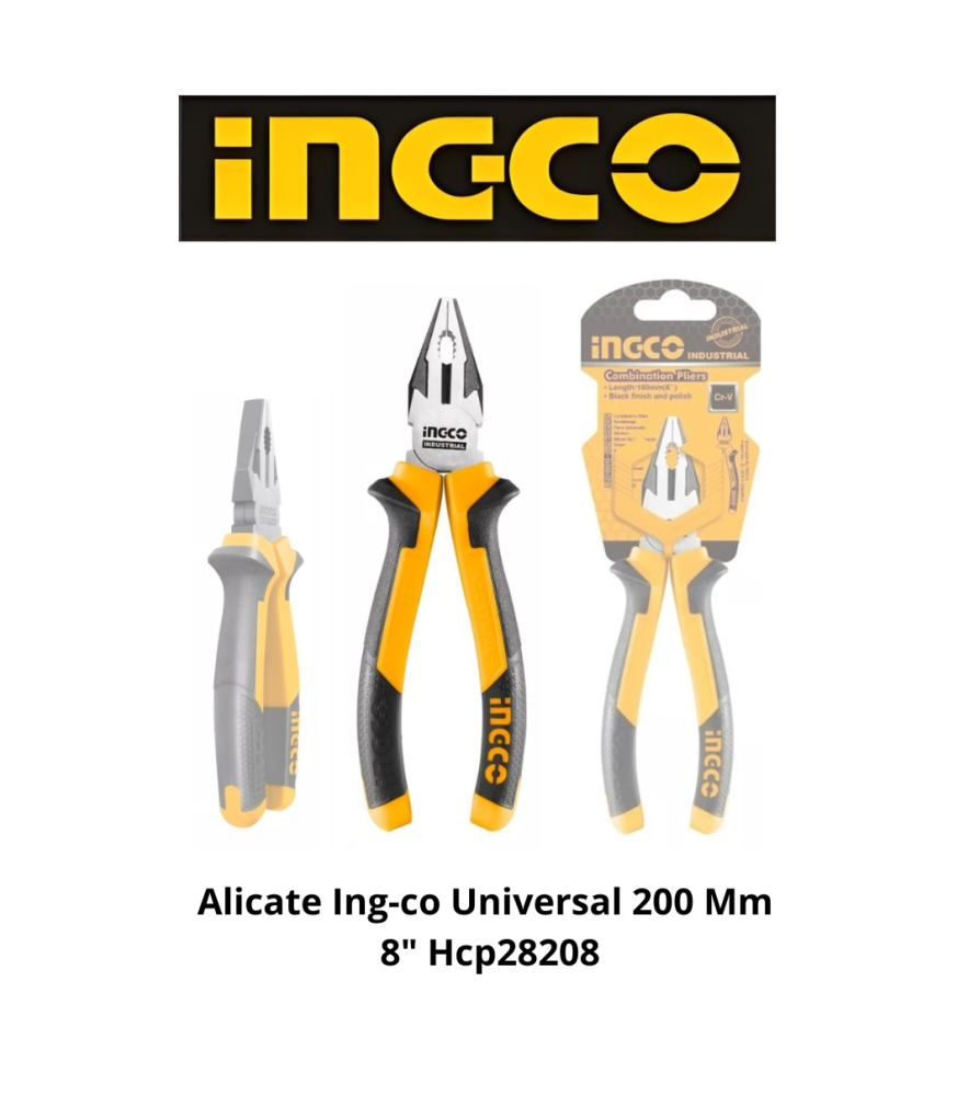 Alicate Ingco Universal 200 Mm 8" Hcp28208