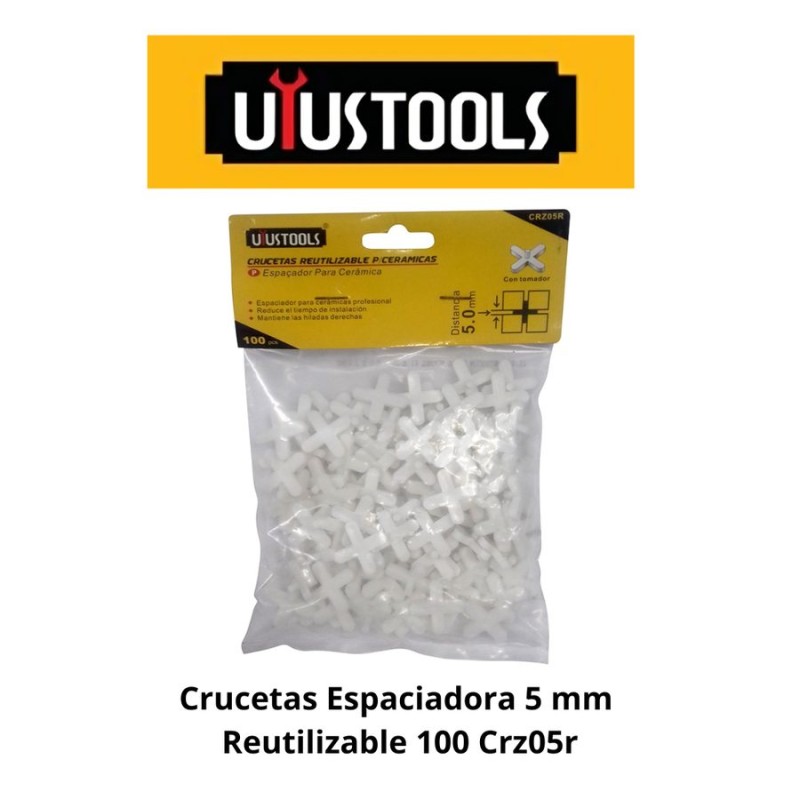CRUCETAS ESPACIADORA 5 MM REUTILIZABLE 100 CRZ05R