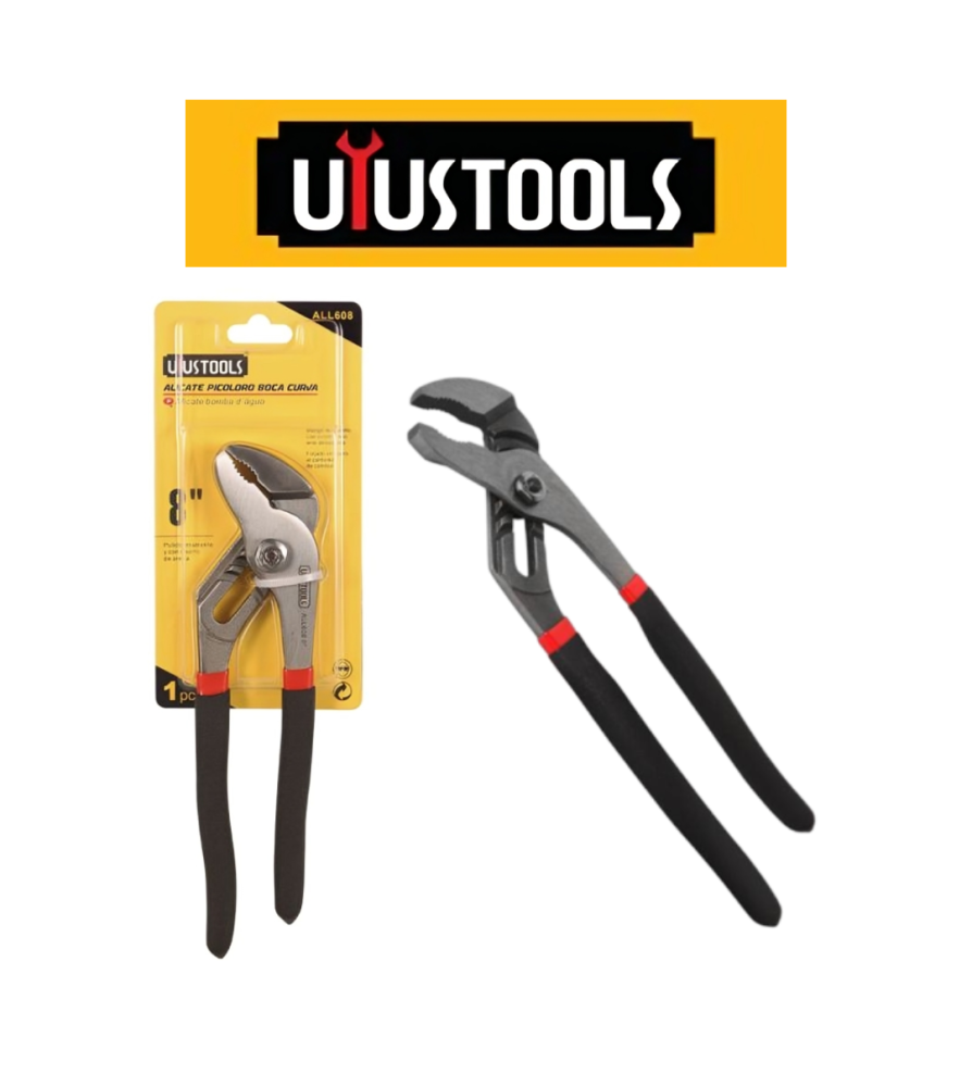 Alicate Uyustools Pico Loro Boca Curva 08"all608