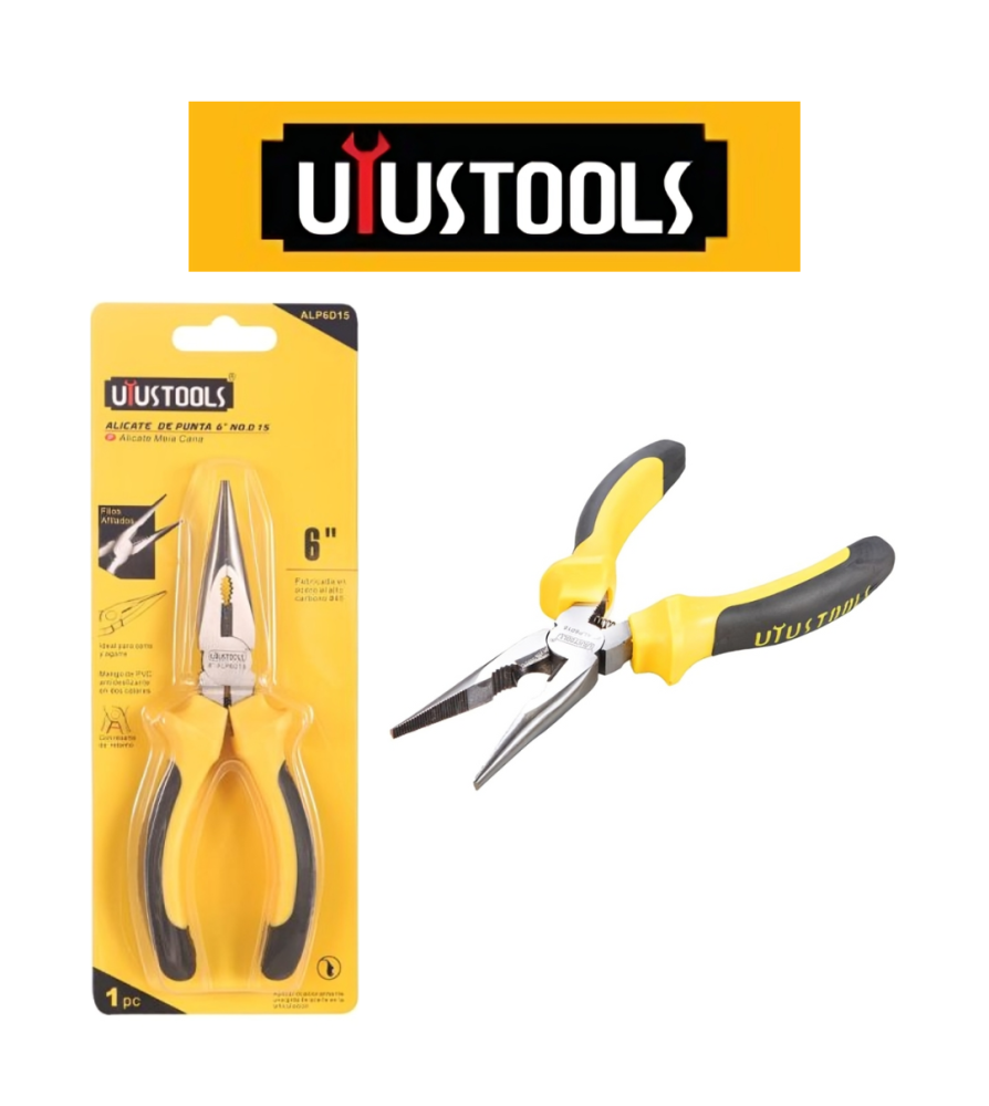 Alicate Uyustools Punta Profesional 6" Alp6d15 Cor