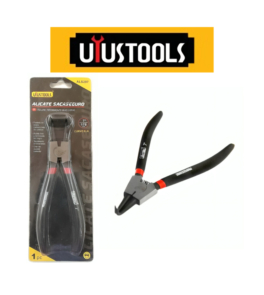Alicate Uyustools Sacaseguro 7" Als207 Exterior Cu