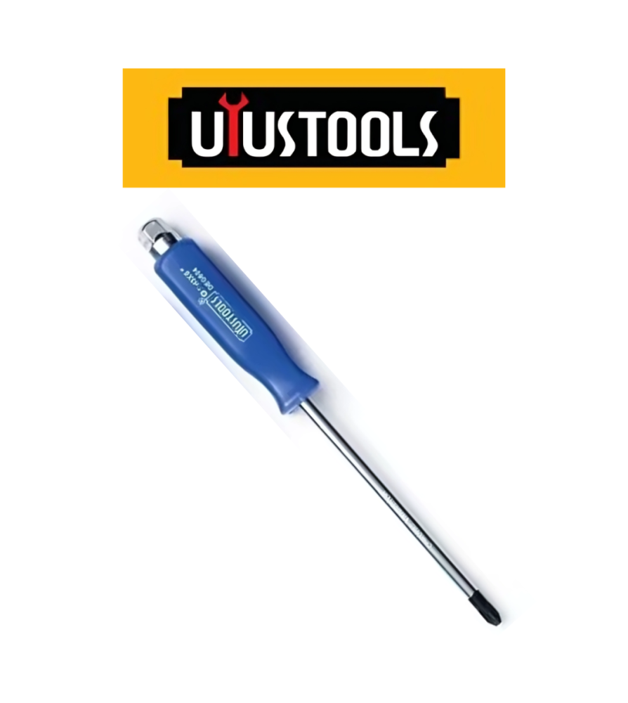 Destornillador Uyustools Golpe Cruz Azul 6" Deg266
