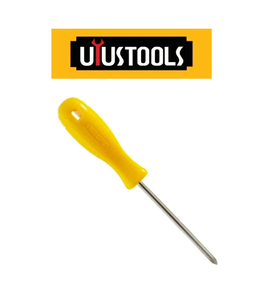 Destornillador Uyustools Prof Cruz Amarillo 12" De