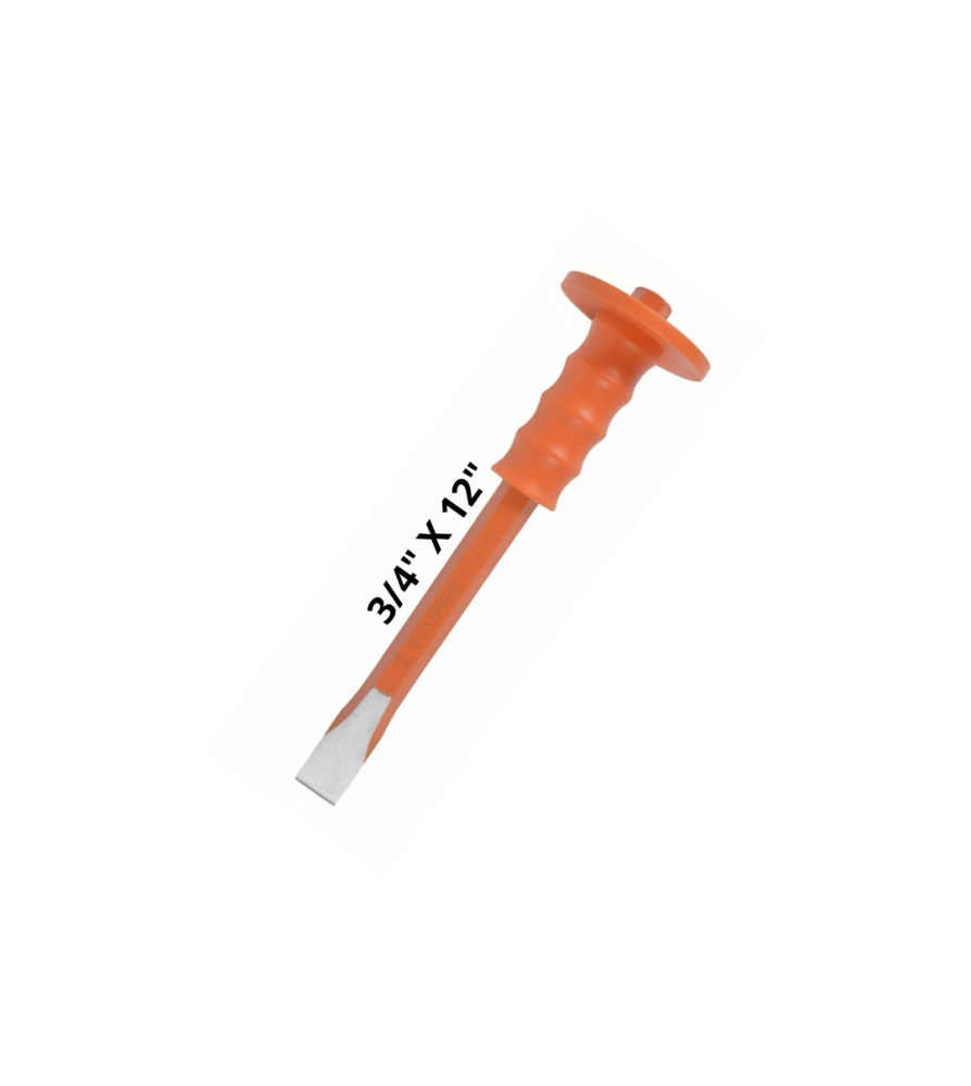 Cincel Con Mango Protector De 3/4" X 12"