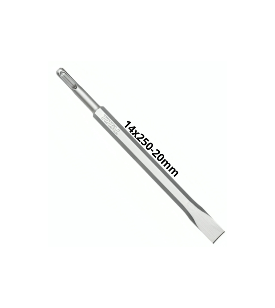 Cincel Para Rotomartillo 14x250-20mm Plana F3202