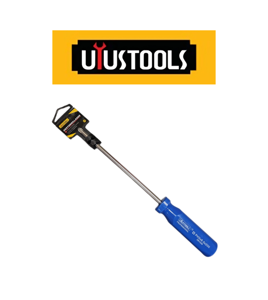 Destornillador Uyustools Profcruz Azul 8" Dev208