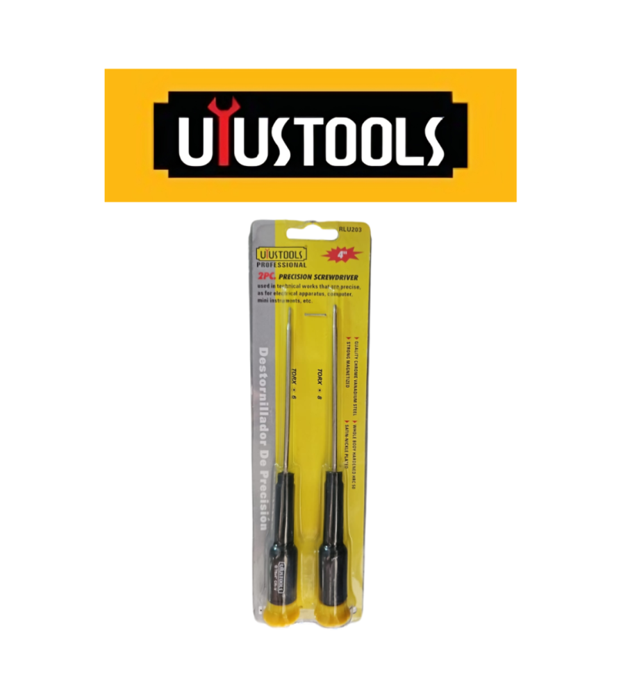 Destornillador Uyustools 2 Piezas Torx 6-8 Sd01355