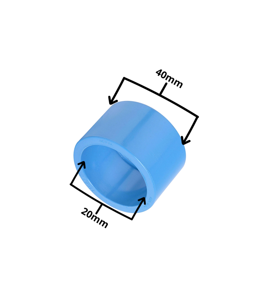 Buje Reduccion Corto Cem Pvc Presion 40x20 Mm