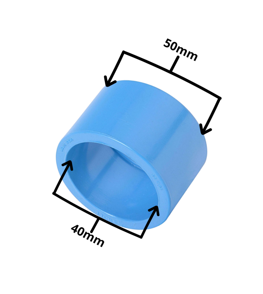 Buje Reduccion Corto Cem Pvc Presion 50x40 Mm
