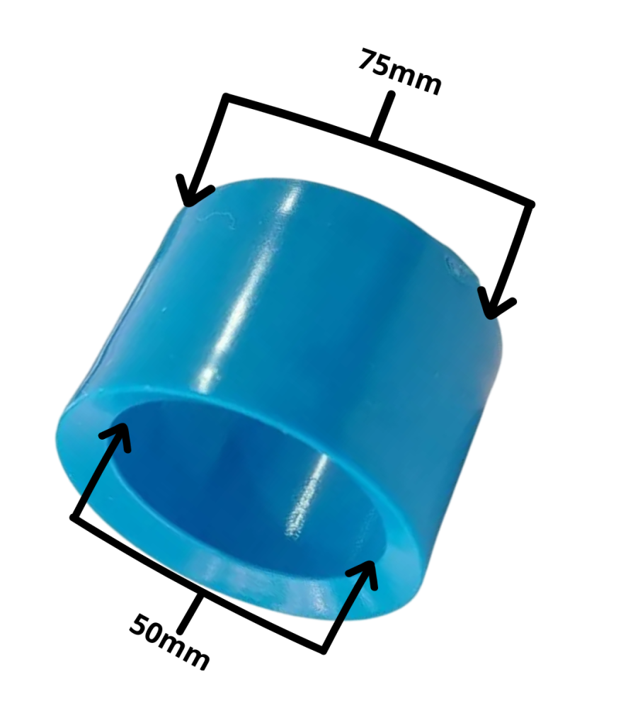 Buje Reduccion Corto Cem Pvc Presion 75x50 Mm