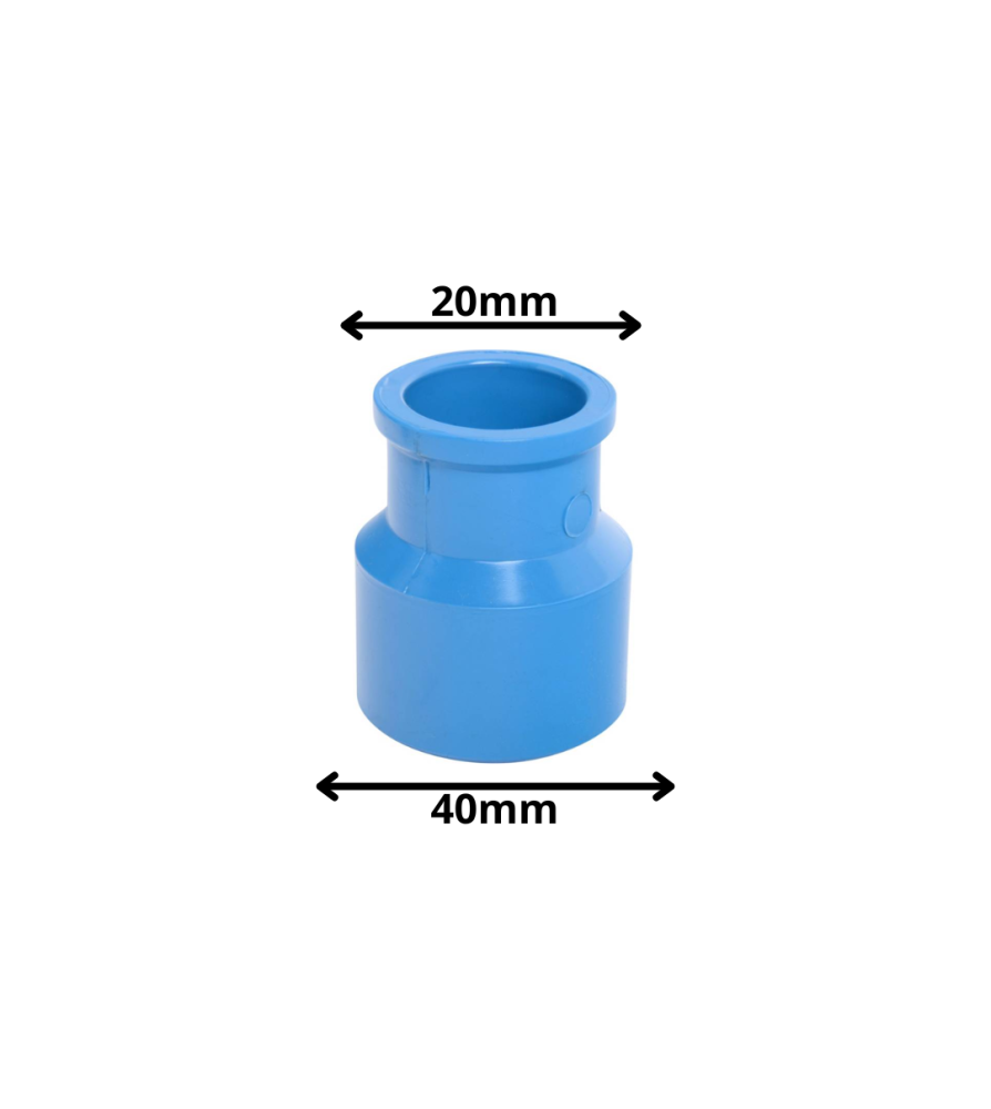 Buje Reduccion Largo Cem Pvc Presion 40x20 Mm