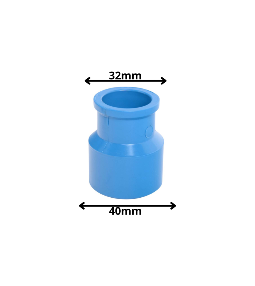 Buje Reduccion Largo Cem Pvc Presion 40x32 Mm