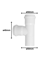 Tee Pvc Reduccion Sanitario...