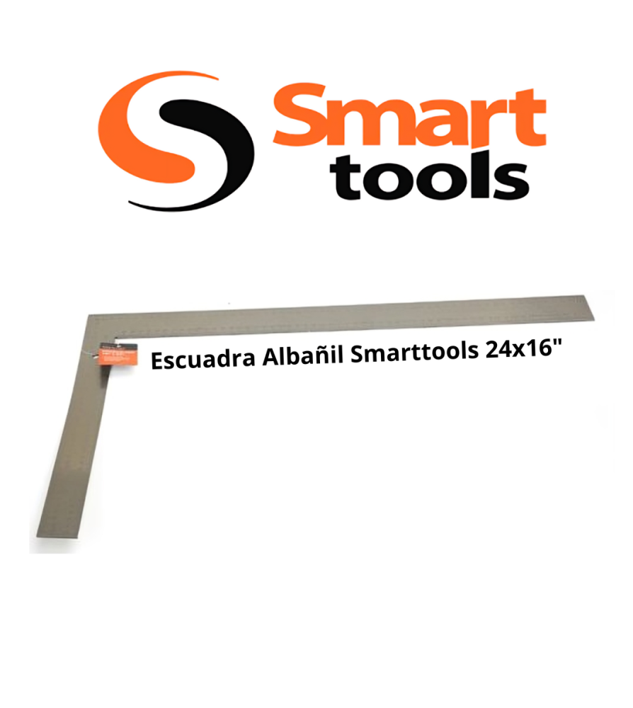 Escuadra Albanil Smartools 24x16" 6103830