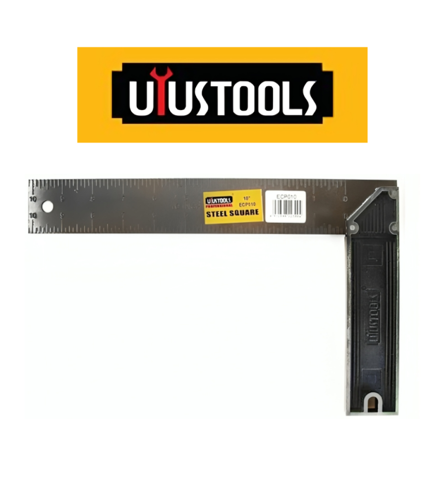Escuadra Carpintero Uyustools 10" Prof Ecp010