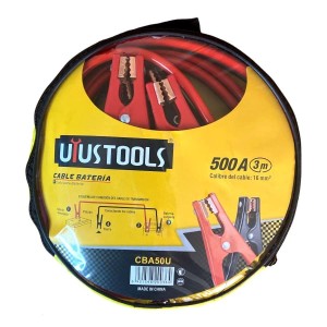 CABLE BATERIA UYUSTOOLS 500 AMP TENAZAS CBA50U