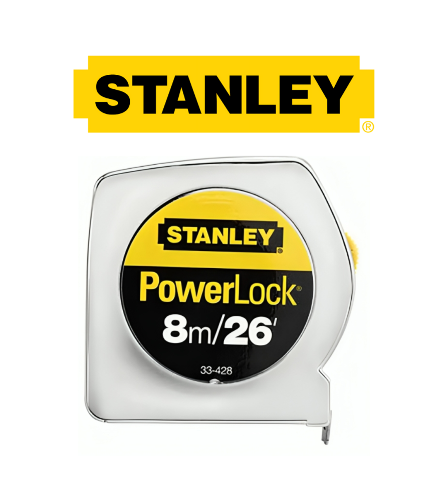 Huincha Medir Stanley 8.0 Mt Metrica 6141001