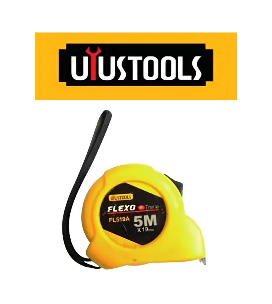 Huincha Medir Uyustools 5 Mt Amarilla Fl519a