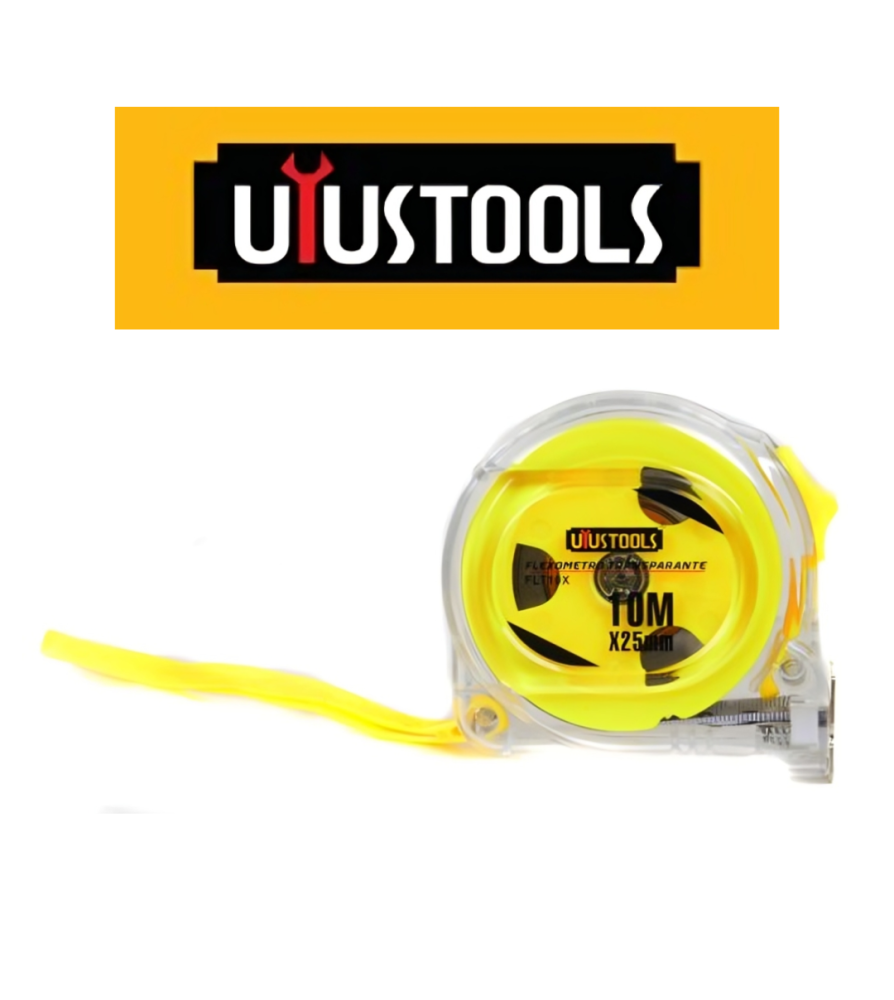 Huincha Medir Uyustools Transparen 10,0 Mt Flt10x