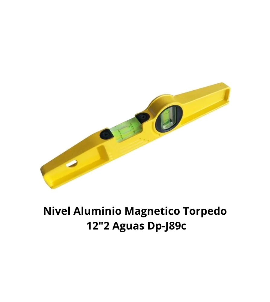 Nivel Aluminio Magnetico Torpedo 12"2 Aguas Dp-j89