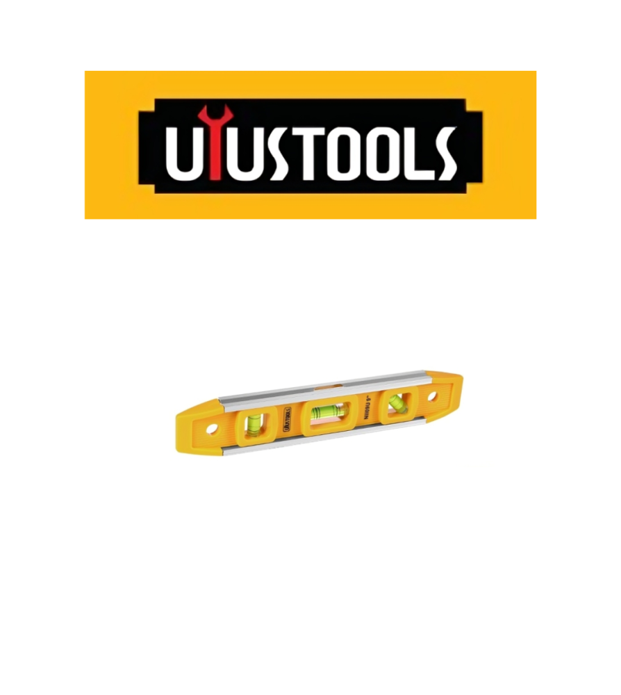 Nivel Aluminio Uyustools Torpedo 8" 2 Aguamas Nii0