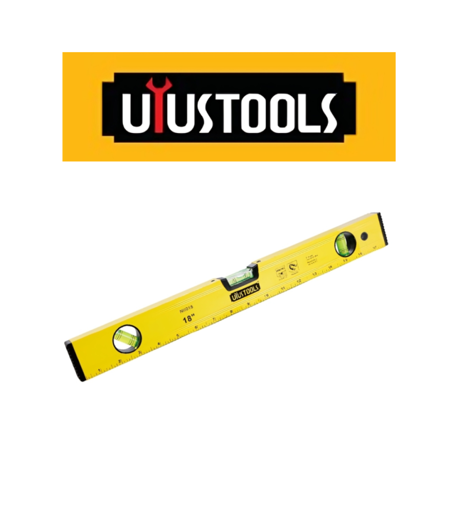 Nivel Aluminio Uyustools Tres Aguas 18" Nii018