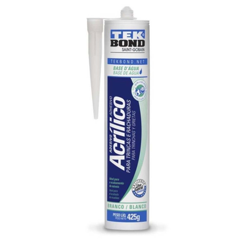SILICONA TEKBOND SELLADOR ACRILICO BLANCO 280 ML 4