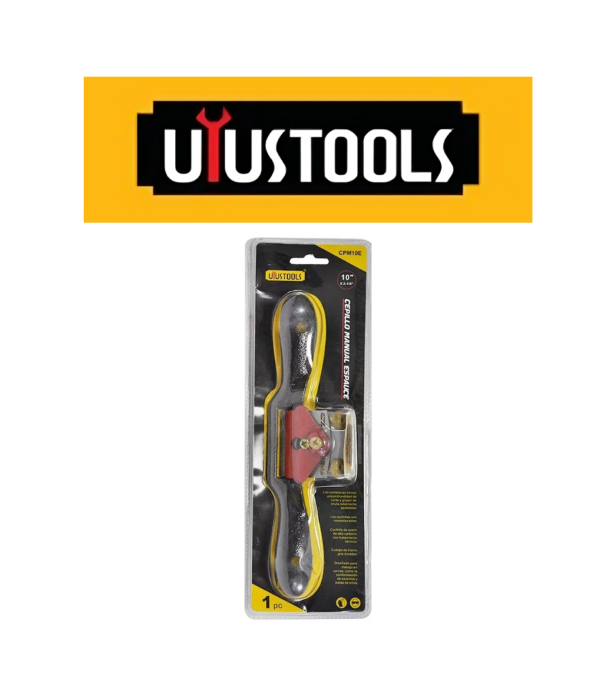 Cepillo Manual Uyustools Trabajo En Curva Cpm10e