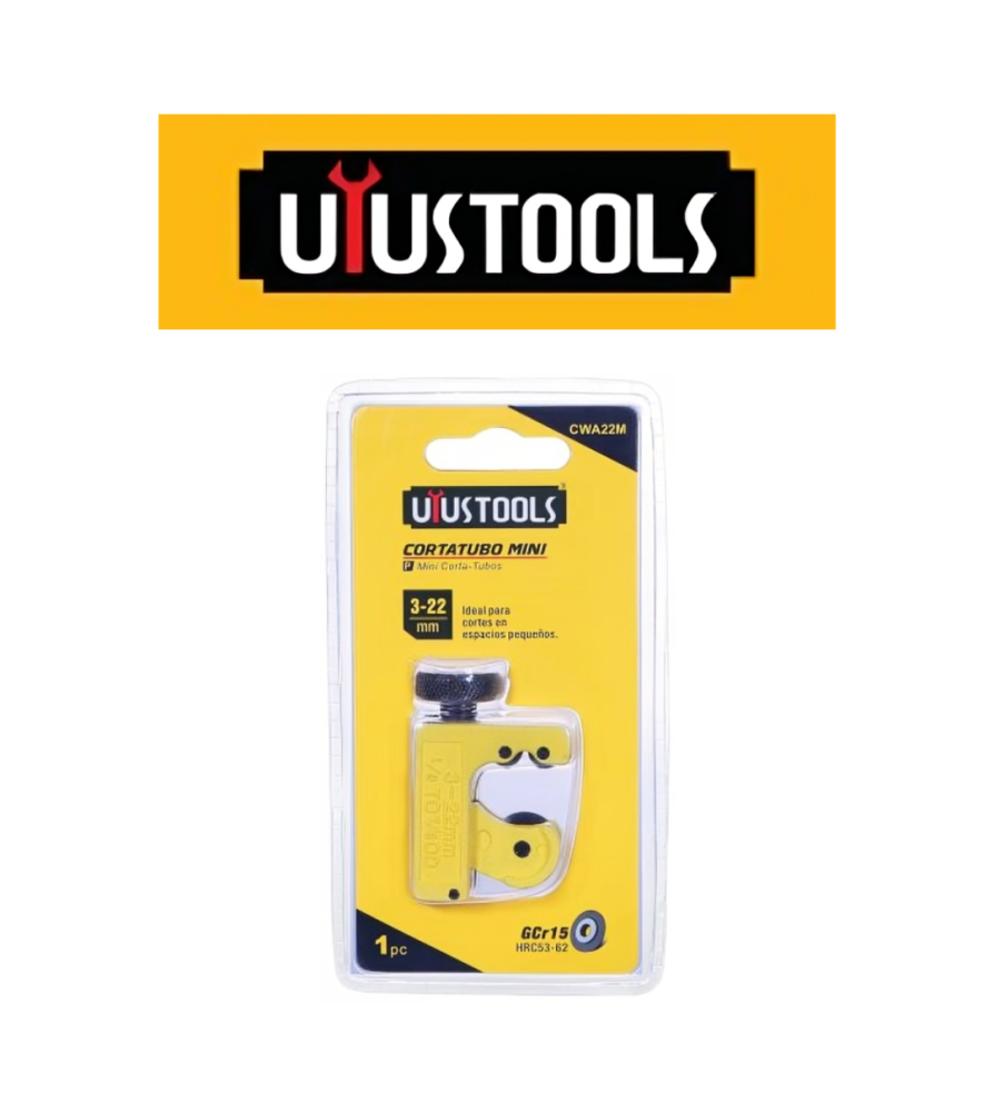 Corta Tubo Uyustools Mini De 3-22 Mm Cwa22m